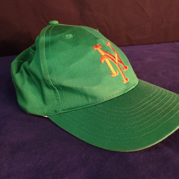 Green Yankees Cap with Orange Logo - Picture 2 of 5